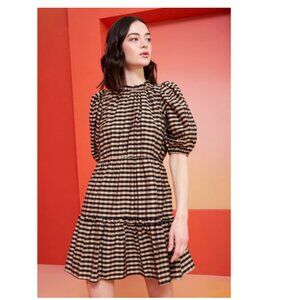 NWT Marie Oliver Bryer Check Dress